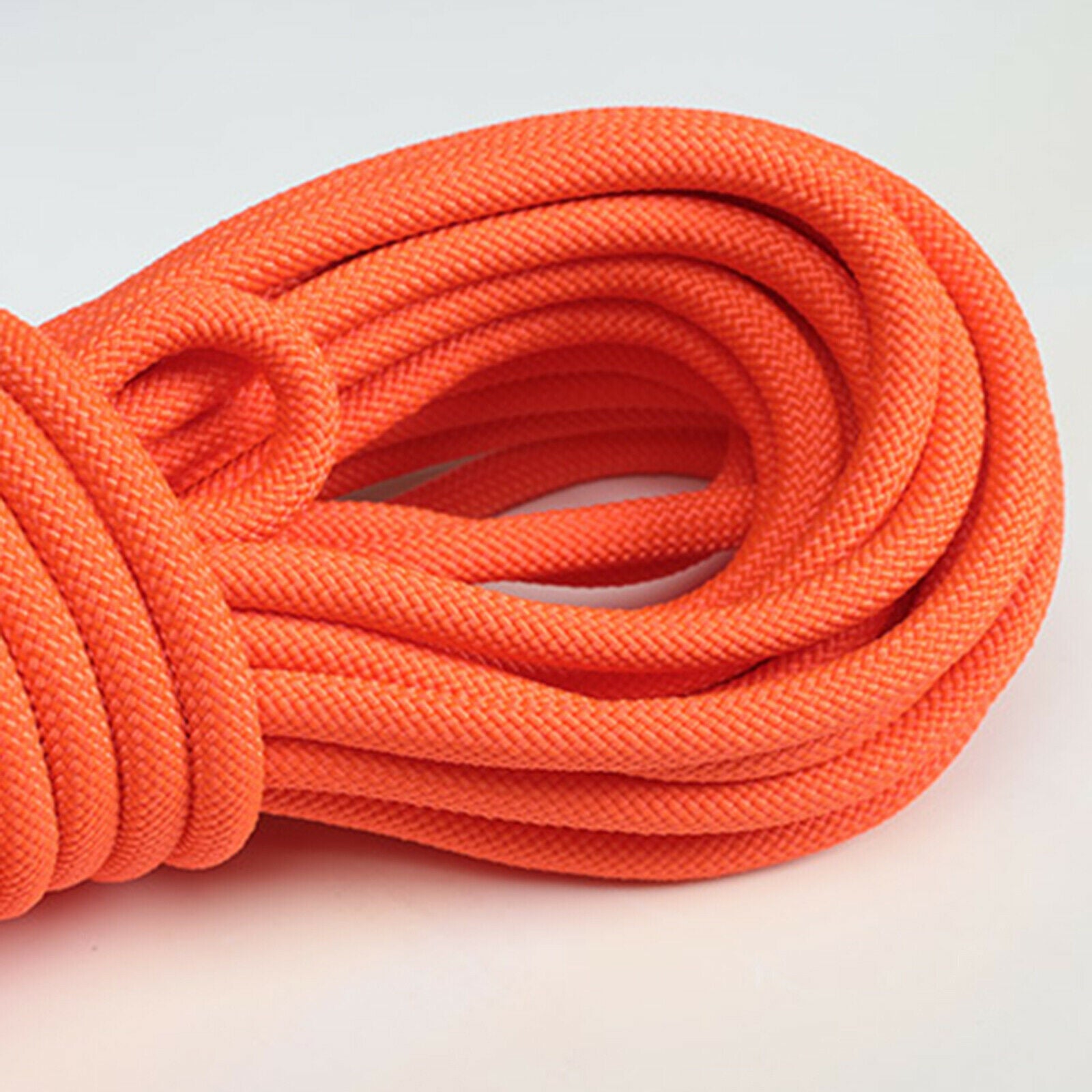 8mm x 20m Floating Water Life Saving Rope with Orange Bracelet Carabiner for