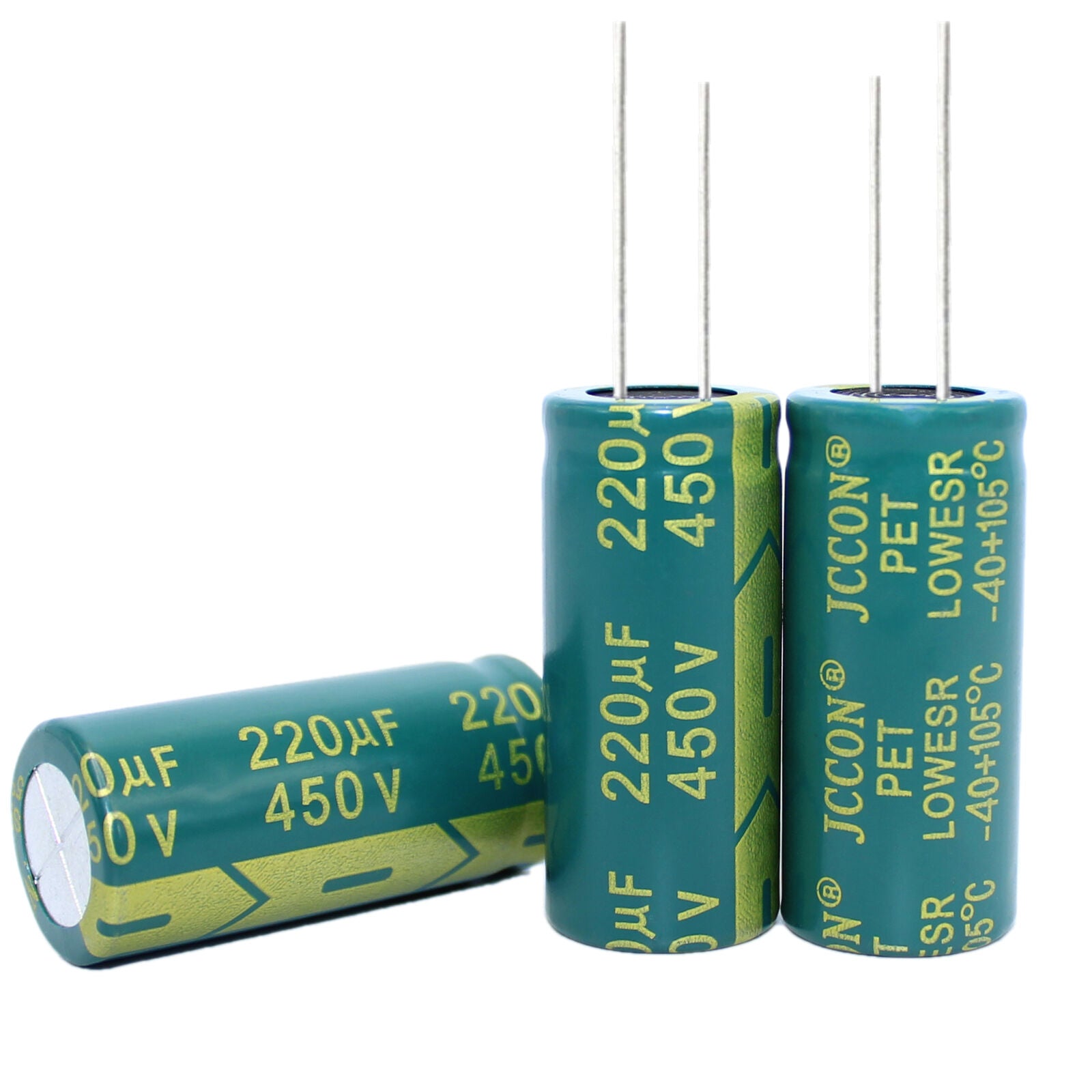 1pcs 450v220uf Aluminum electrolytic capacitor Power inverter 18x40mm