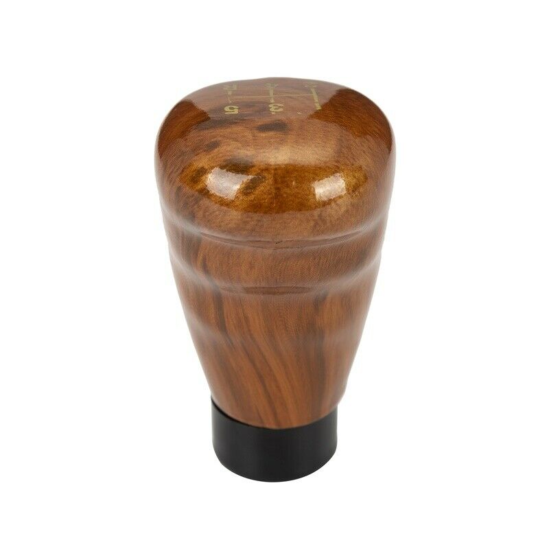 5-Speed Manual Transmission Wood Style Gear Shift Knob Shifter Stick Universal