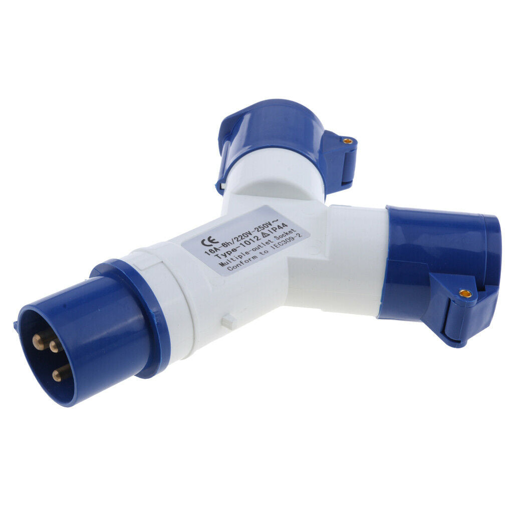 16A Plug Socket Waterproof Electrical Connector 16a Blue Industrial Use