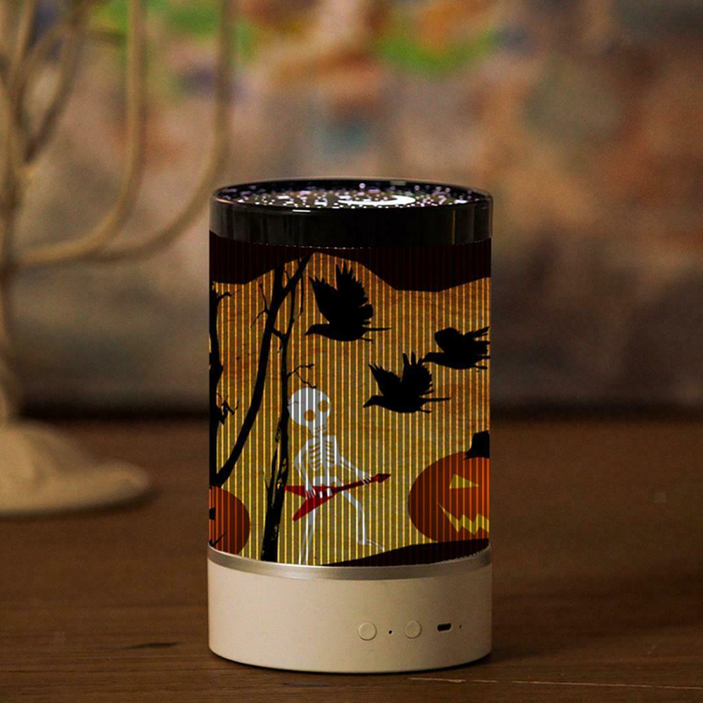 Animated Night Light,Christmas , Wolf, Dragon, Halloween Pumpkin Head, ...