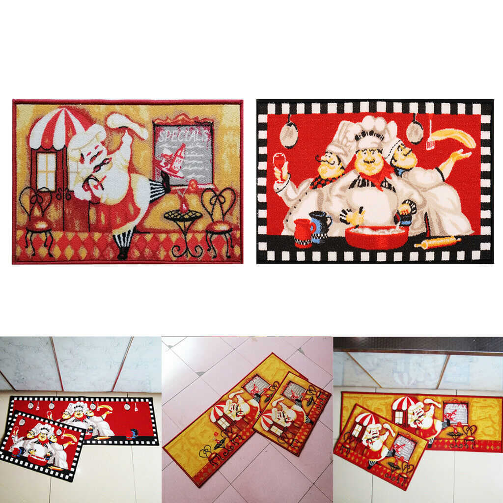 2pc Chef Cuisine Zone Tapis