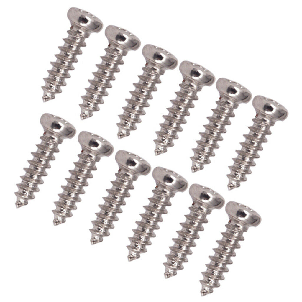 50 Pieces Iron Tuning Key Tuner Fastening Screw for Guitar Bass