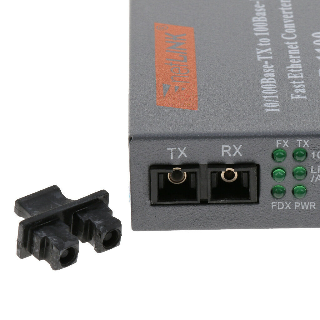 External Gigabit Media Converter 100Mbps   Dual Fiber Transceiver