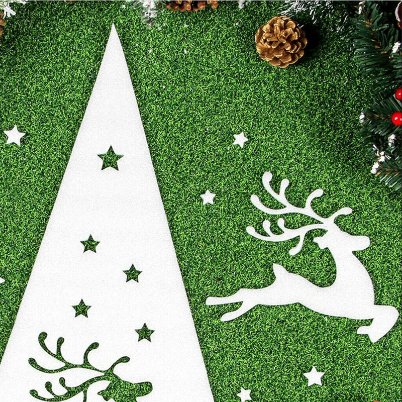 Christmas Holiday Xmas Tree Foam Hollow Out Elk Christmas Ornaments DIY