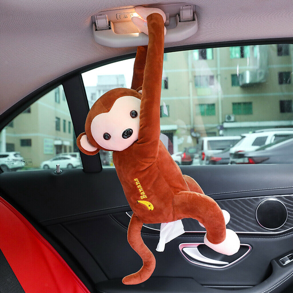 New Cute Monkey Tissue Napkin Storage Animal Cartoon for Car Home Toliet