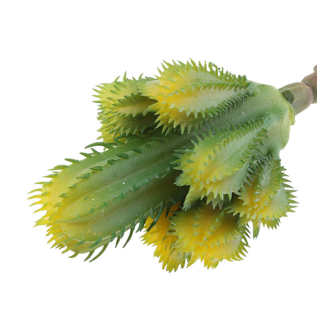 Artificial Cactus Plants Unpotted Plastic Succulent Cactus Home Plant #15