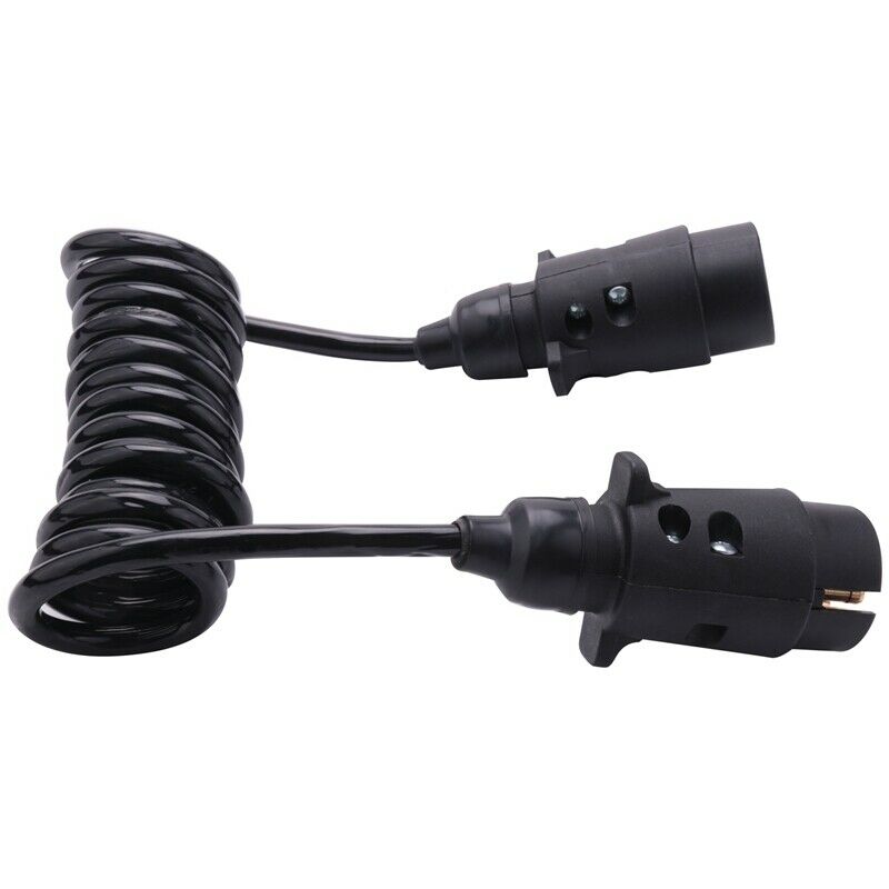 2M 7 Pin Car Towing Trailer Light Board Extension Cable Lead Truck Plug SocketW2
