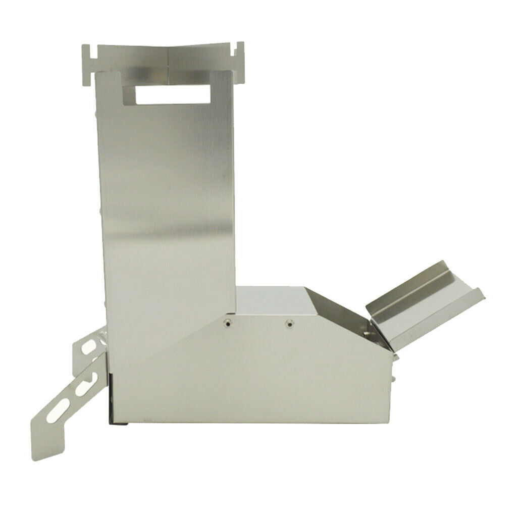 Stainless Steel Foldable Wood Burning Camping Rocket Stove Tent Heater for