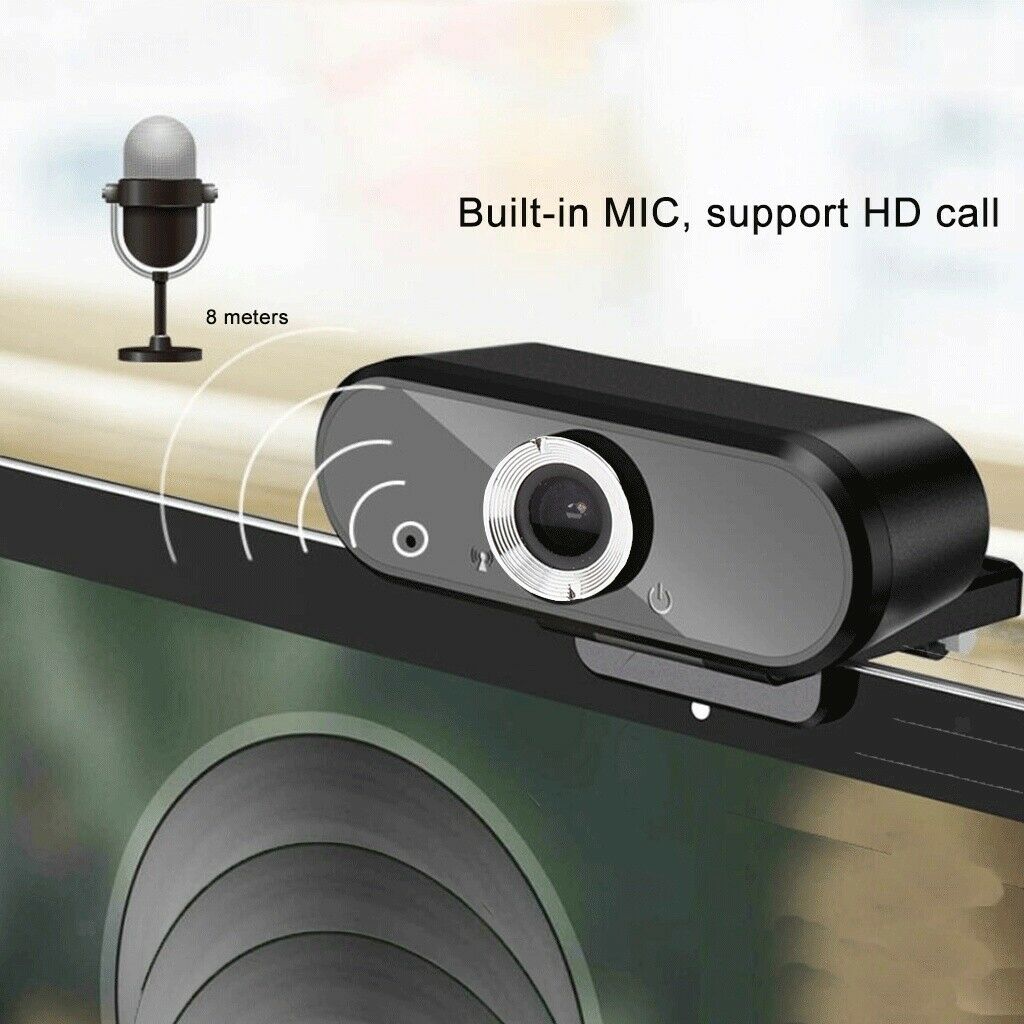 Full HD 1080P Webcam With Microphone MIC USB For PC Desktop Laptop NEW