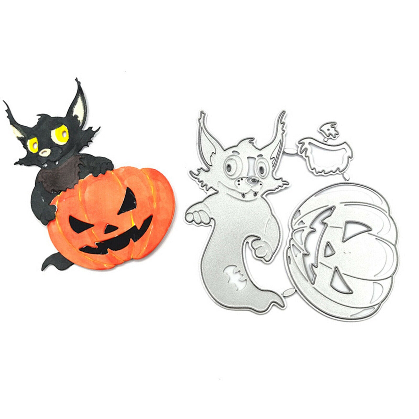Halloween Pumpkin Thief Embossing Die Cut Mould Kit Scrapbook DIY Tool Decor