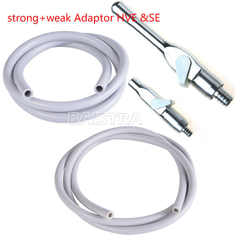 Dental Saliva Ejector Suction Valves SE/HVE Tip Adaptor / Tubing Hose Pipes