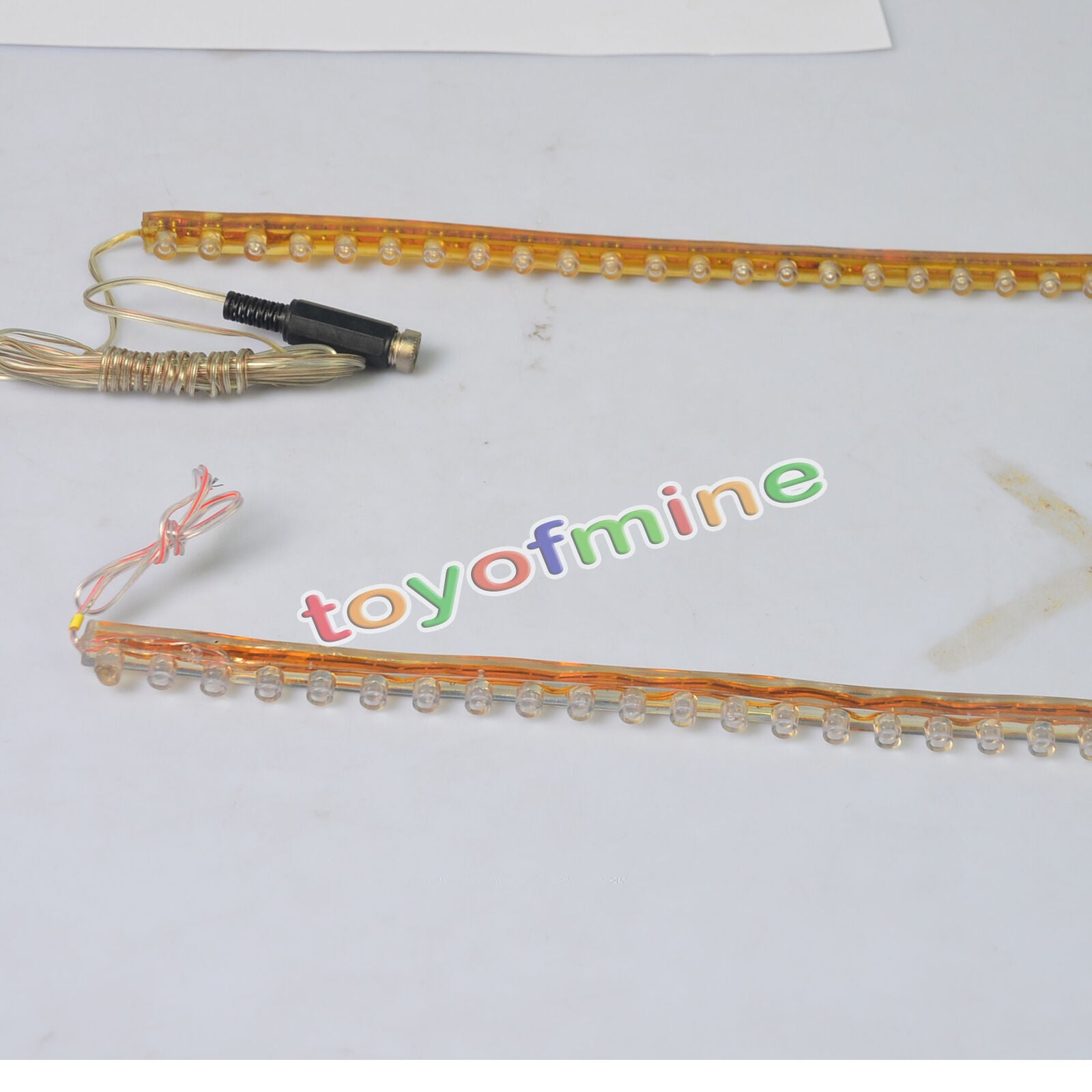 24cm LED Neon Aquarium Fish Tank Strip Waterproof Light Lamp + Power Adapter