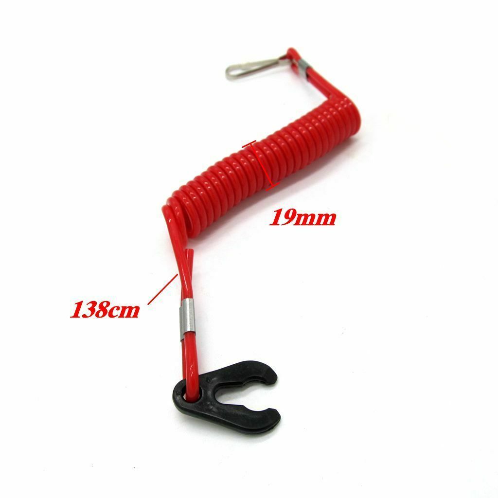 Safety Tether Kill Switch For Boat Marine Motor, Kill Switch Lanyard for