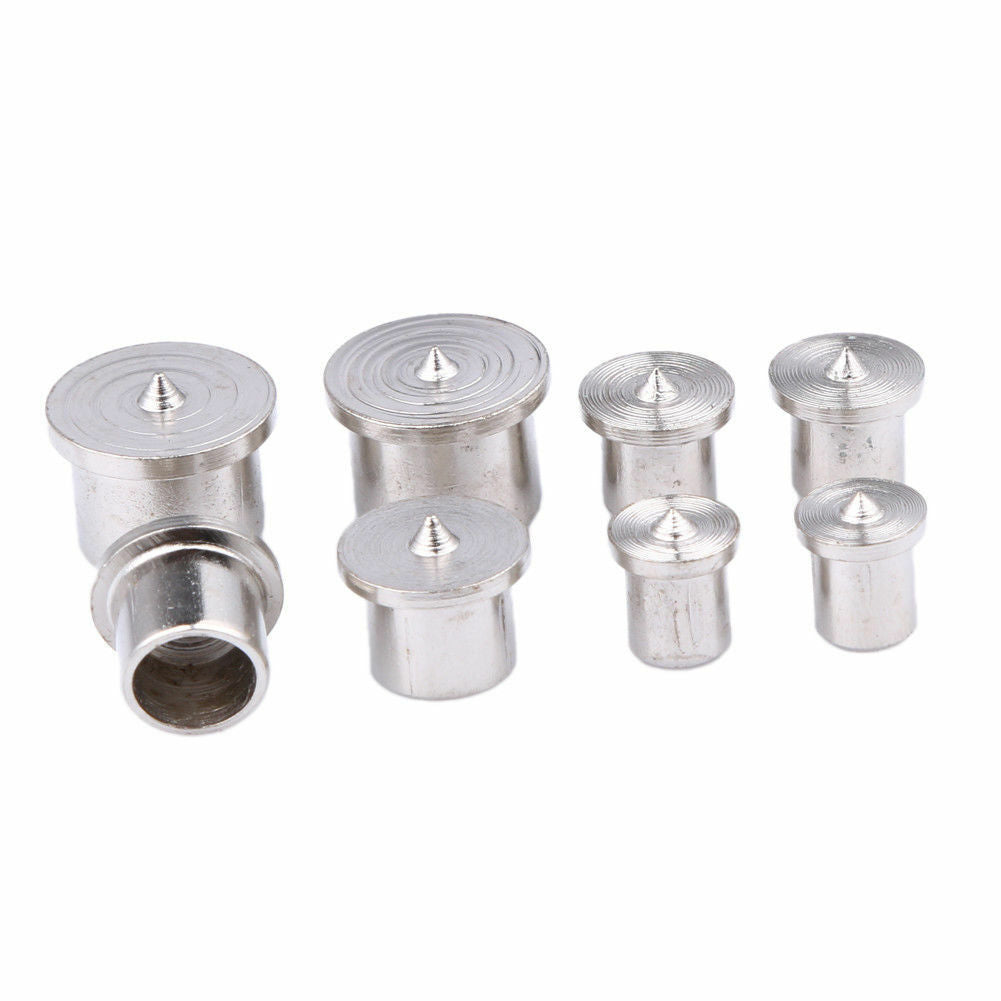 8pcs Woodworking Steel Dowel Pins Center Point Set Craft Clamp Tools 6/8/10/12mm