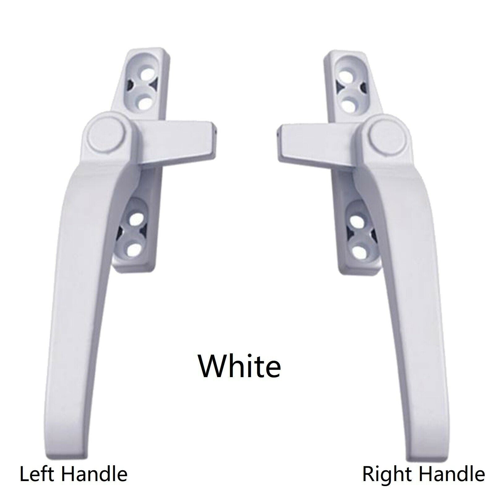 4pcs Aluminum Alloy Window Handles Hardware Kit for Double Glazing Switch