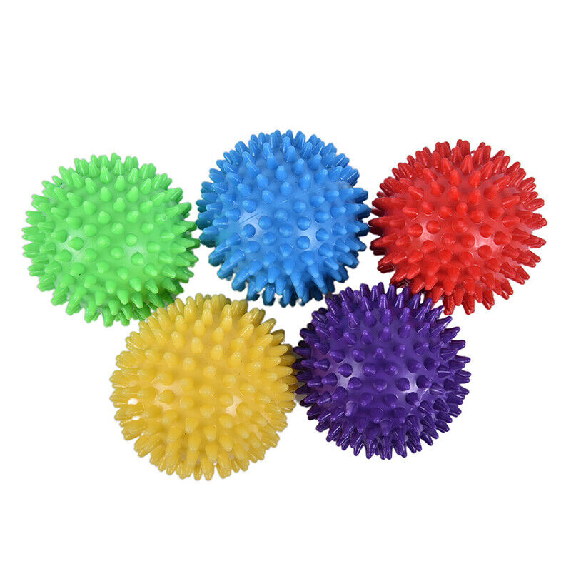 7CM Yoga Massage Ball Spikey Gym Balls Spiky Trigger Point Stress Relief_tiM Qx