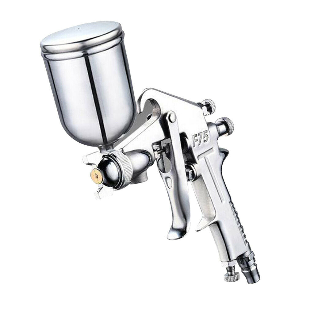 Spray Gun F-75 Professional Car Paint Gun Adjustable 1.5mm Nozzle 400mL Pot