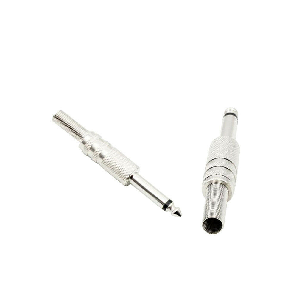 6.35mm to 6.5mm Stereo Microphone Headphone   Audio Adapter Plug