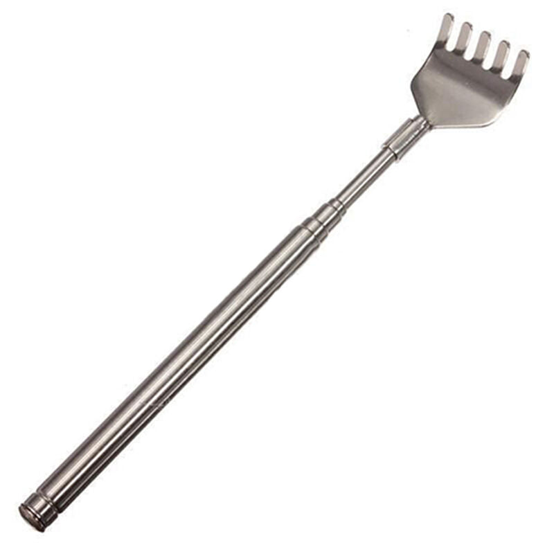 Stainless Telescopic Portable Extendable Handy Pocket Pen Clip Back Scrat.l8