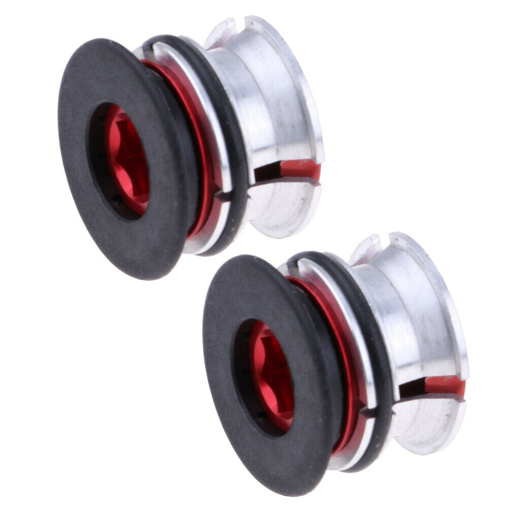 2PCS  BIKE THREADLESS HEAD ASSEMBLY STAR NUT 1 1/8 INCH NEW