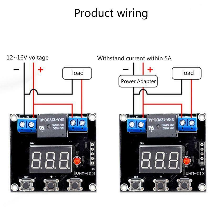 Timer Countdown Switch Module 0-999 Minutes Setting Range Delay Board