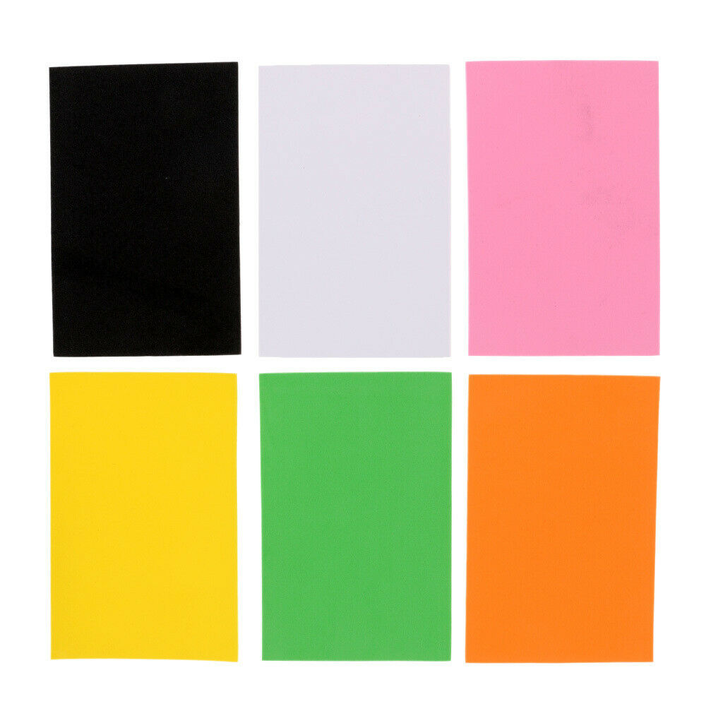 6pcs EVA Foam Sheet Fly Tying Materials, DIY Foam for Ant Bugs Bodies