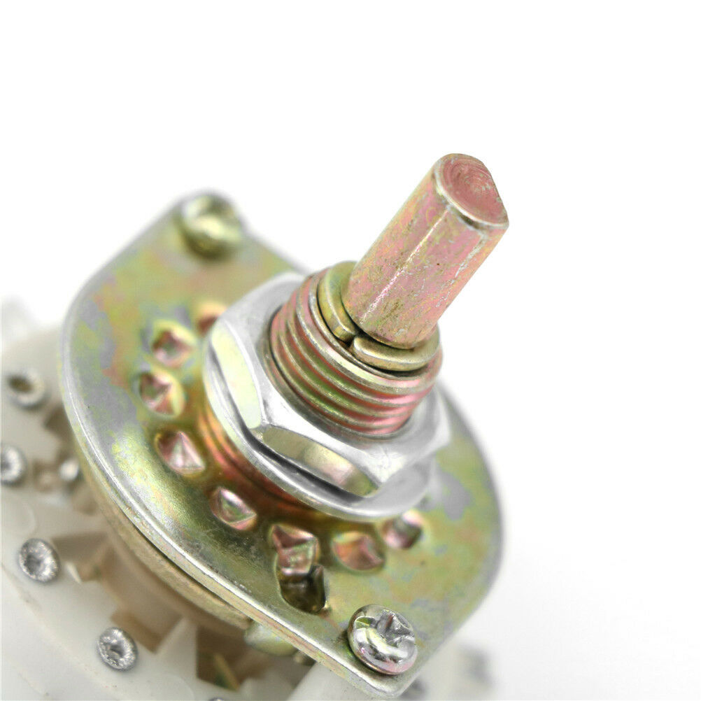 1Pcs Plastic Knob 2P5T 2 Poles 5 Position Band Channel Rotary Switch MD JCAUBDA