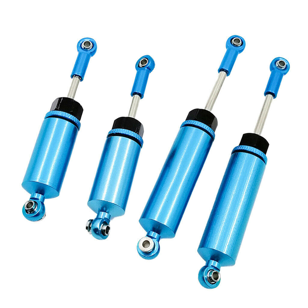 Pack of 4, Alloy Shocks Absorber Spring Damper for 1/12 Scale Wltoys FEIYUE Cars