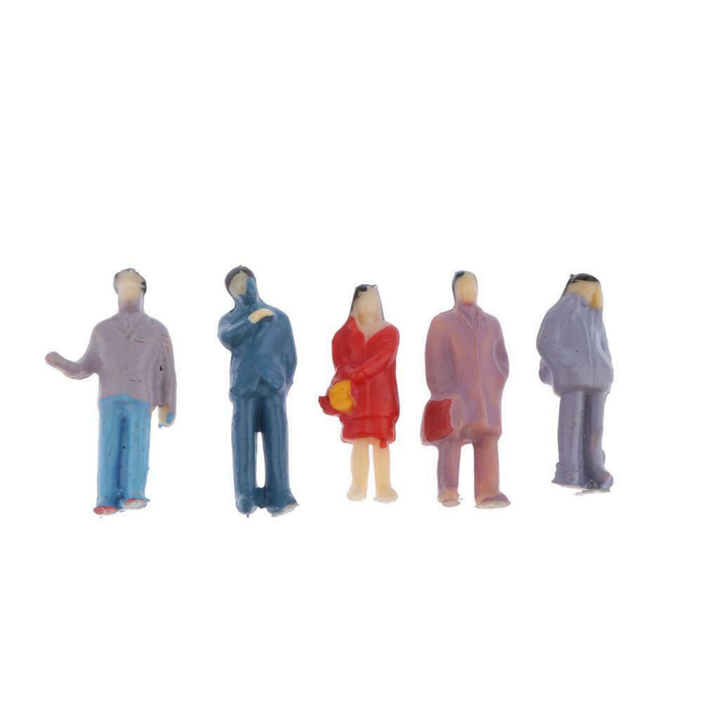 50pcs People Passengers Plastic Models for Landscape