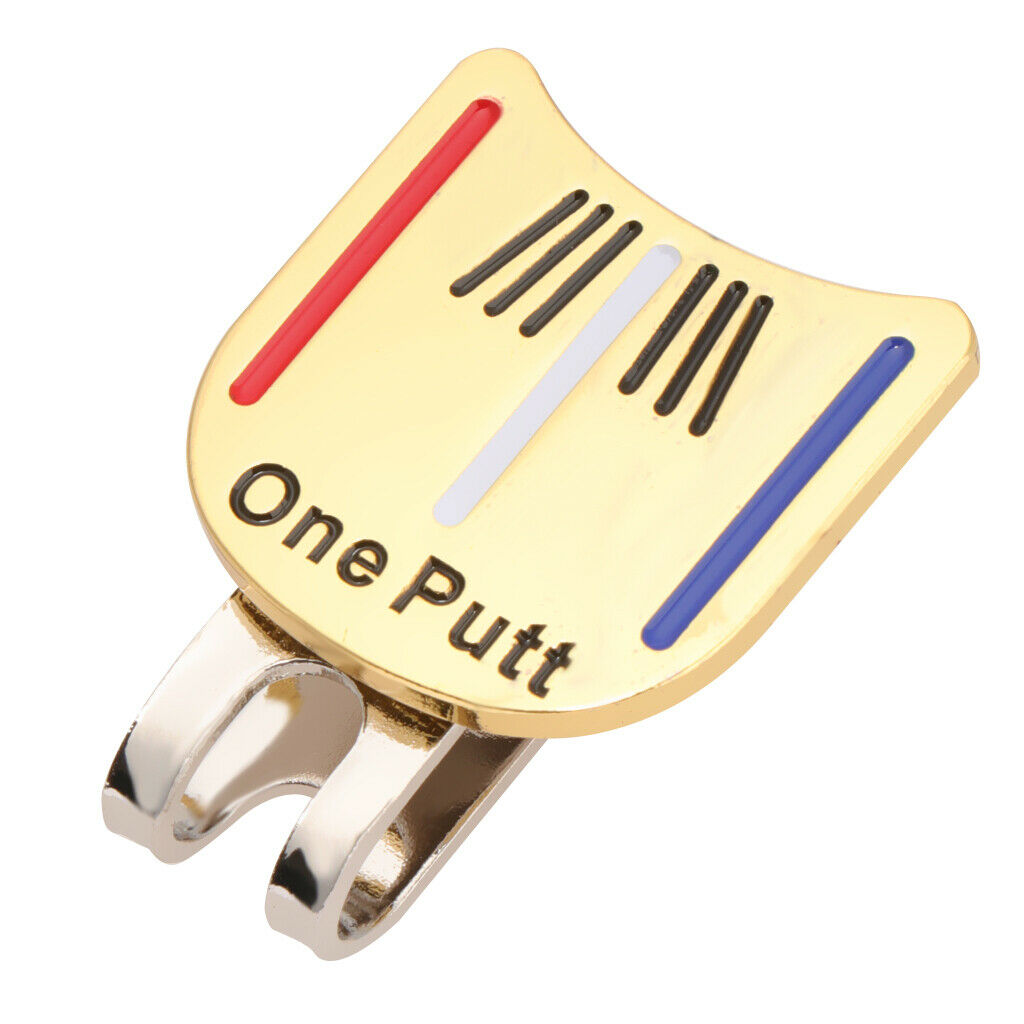 2X Fashion Golf  Golf Hat Clip w/ Magnetic Ball Marker - One Putt