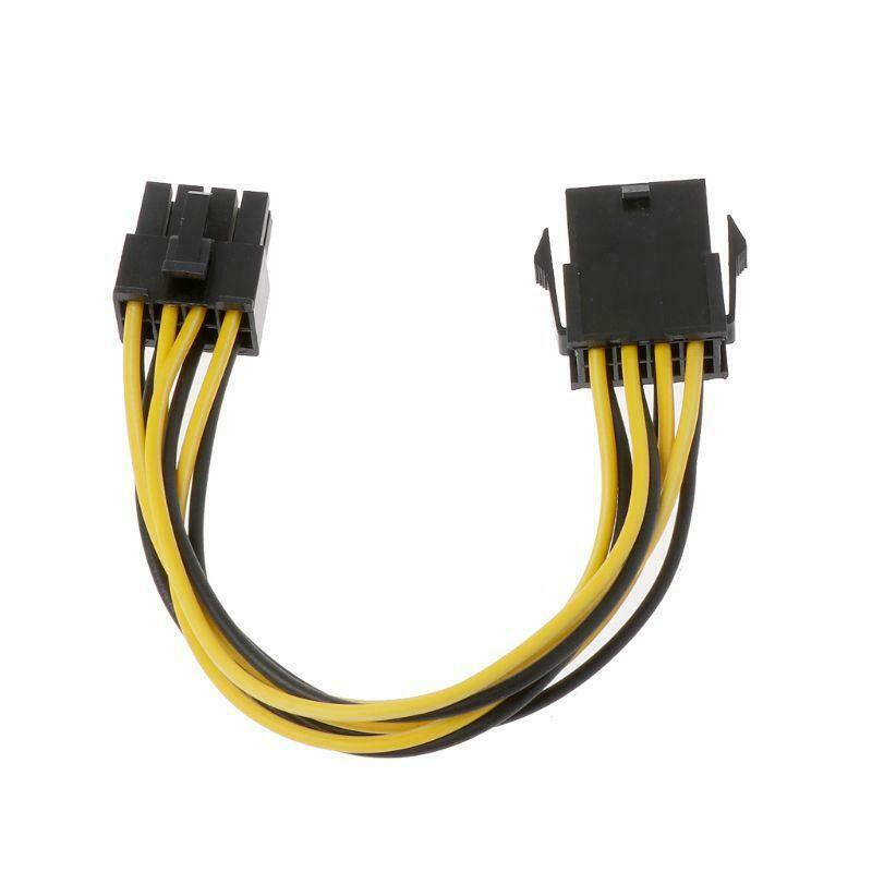 8 Pin to 8Pin ATX EPS Male to Female Extension PSU Mainboard Power Adapter Cable