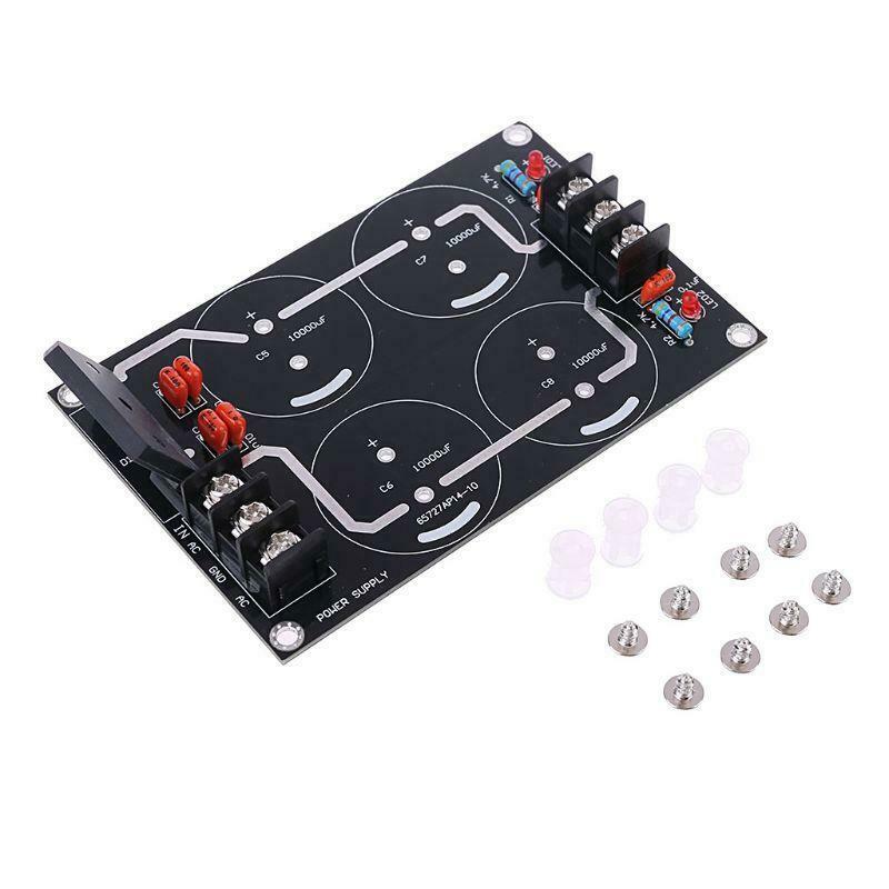 Dual Power Rectifier Filter Power Supply Module Empty Circuit Board For TDA8920