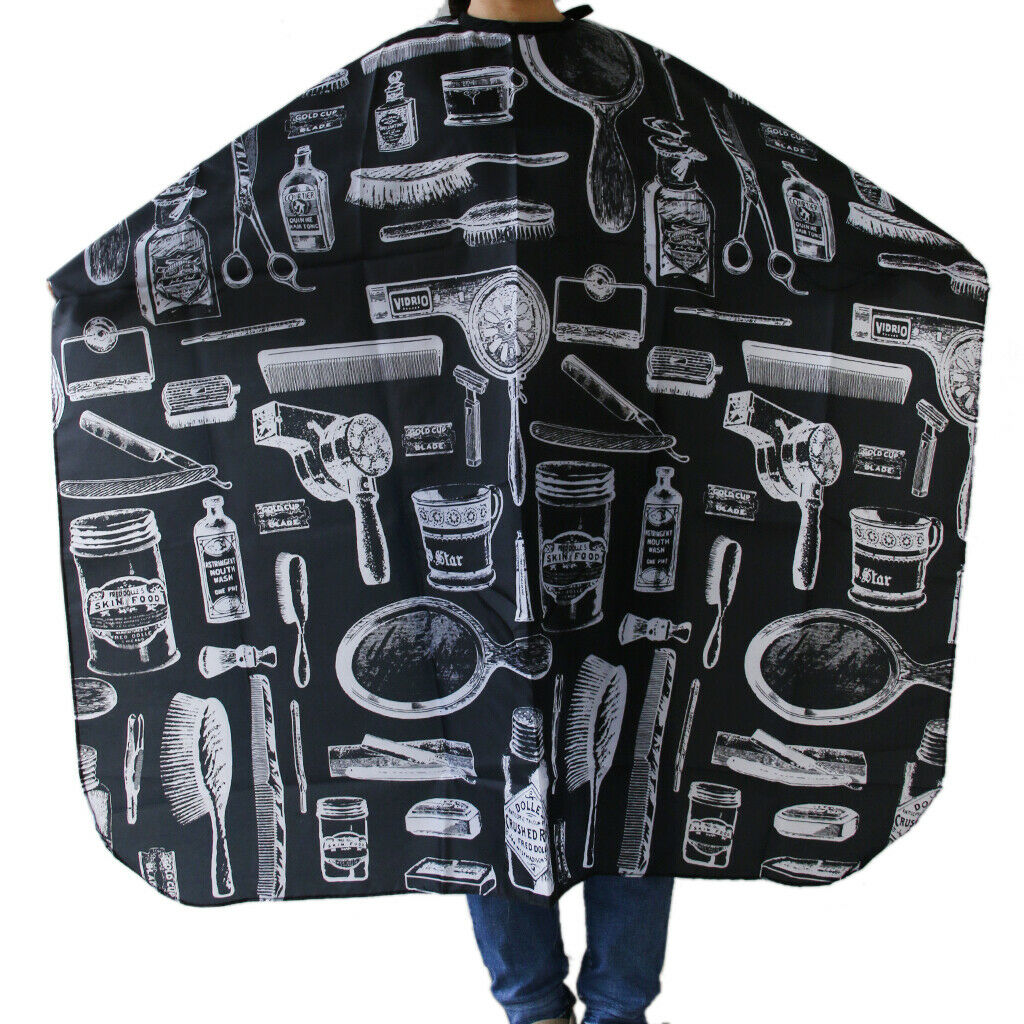 2x Professional Hair Cut Capes Apron Salon Barber With Snap Closure Adults