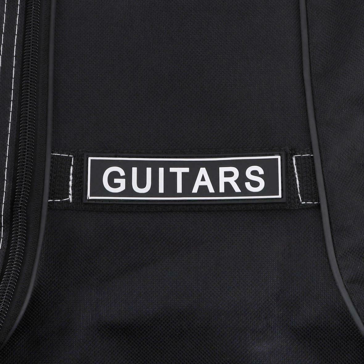 1pc Black 40 / 41 Inch Portable Oxford Guitar Gig Bag Cover Backpack with Double