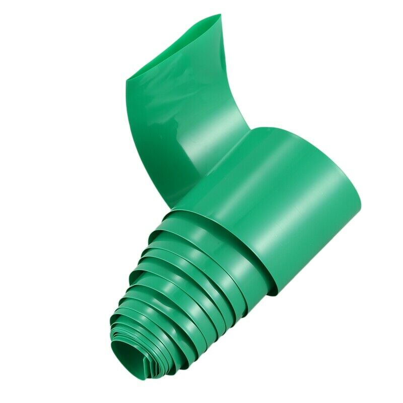 2M 50mm Dark Green PVC Heat Shrink Tubing Wrap for 2 x 18650 Battery F5X8X8