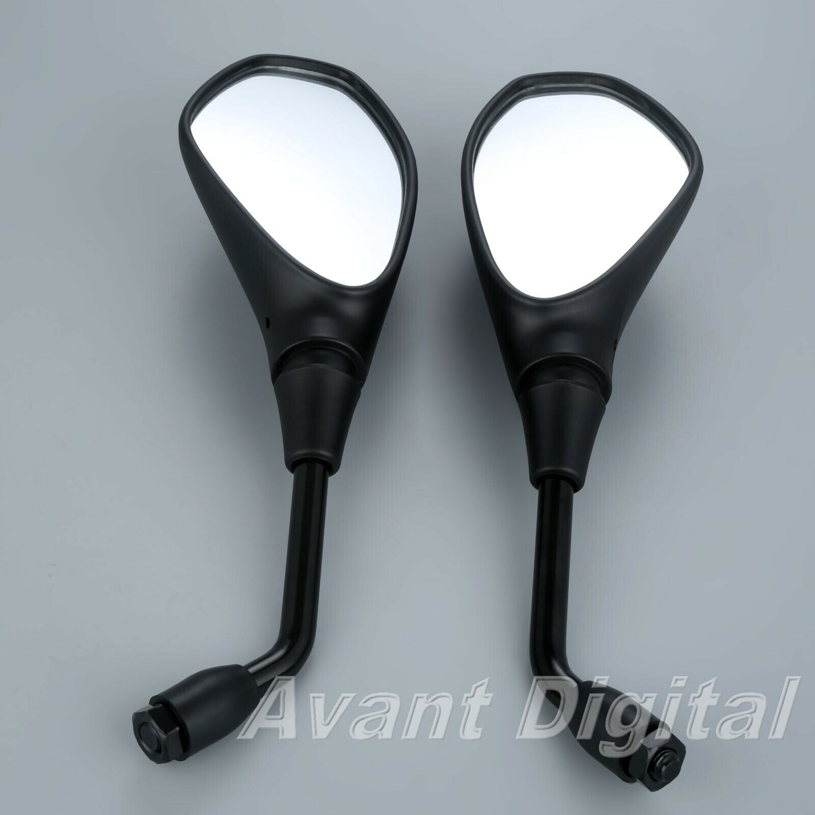 2x 10mm Motorcycle Side Rear View Rearview Mirrors For Yamaha Stratoliner 2011