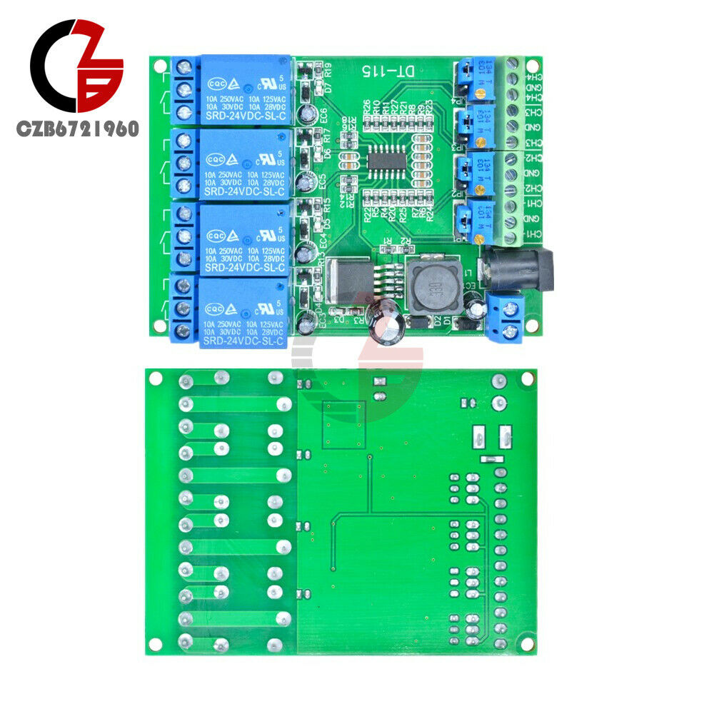 DC 24V 4 Channel Voltage Comparator Stable LM393 Comparator comparison Module