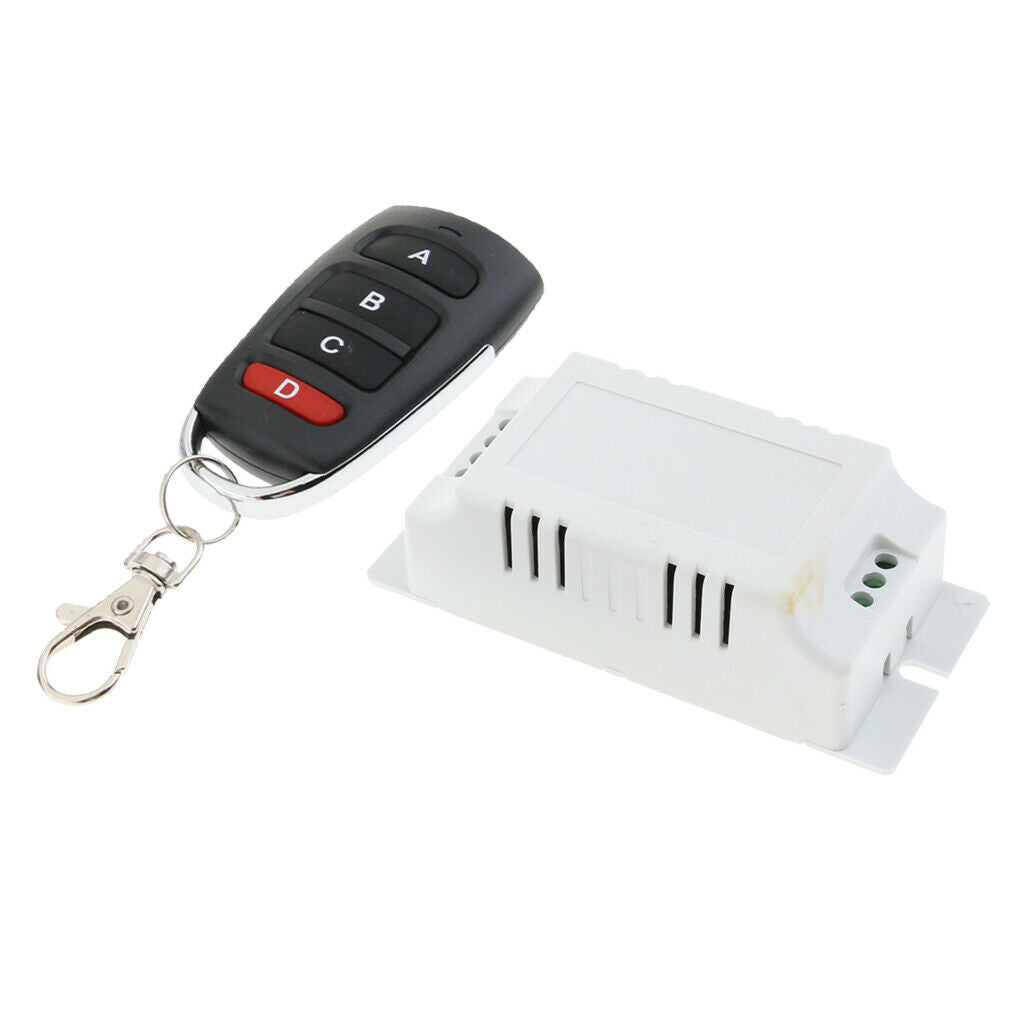 AC85V-250V  10A Relay 4CH Wireless Remote Control Switch Transmitter
