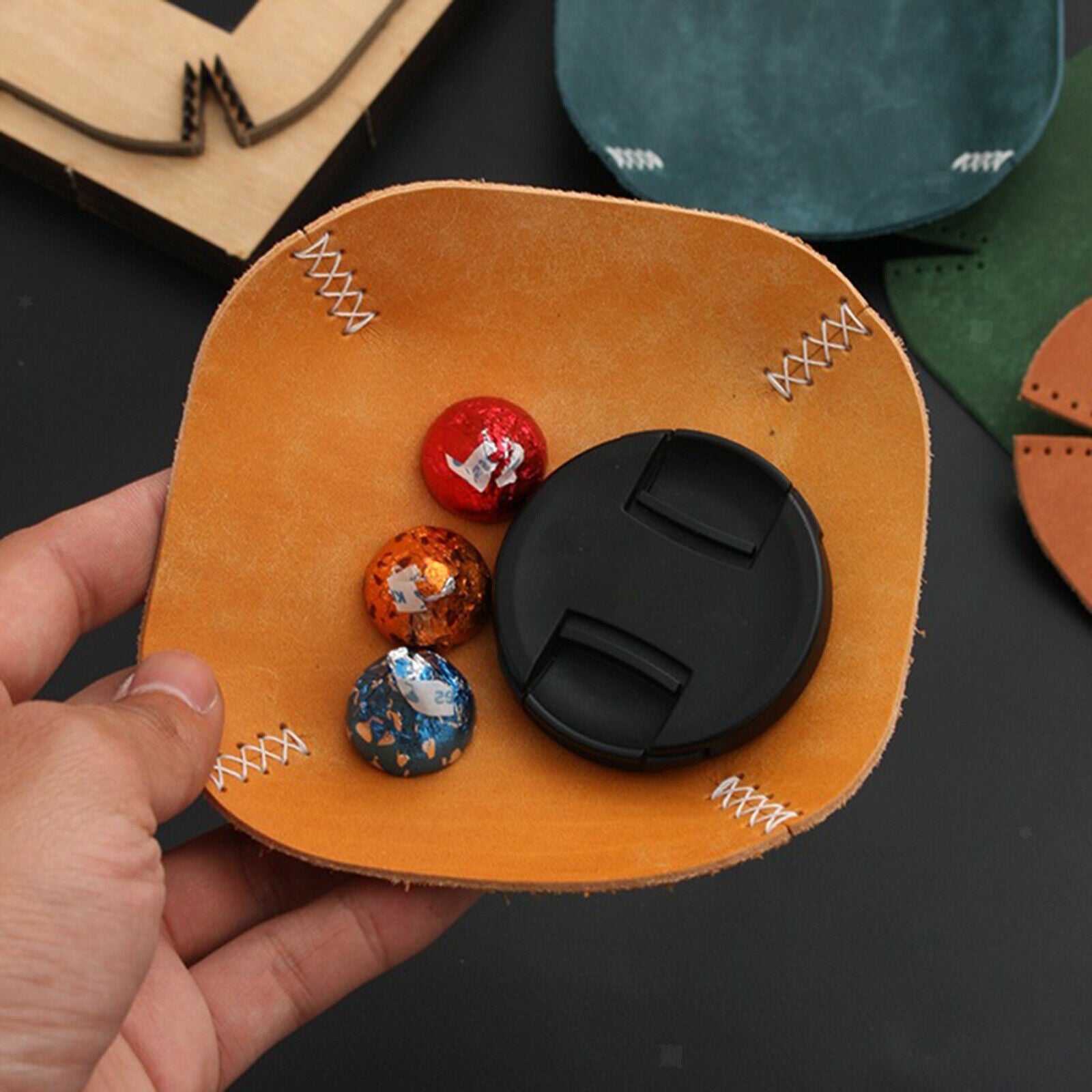 Leather Cutting Die Handwork Metal Key Tray Cutting Mold Punch Punching