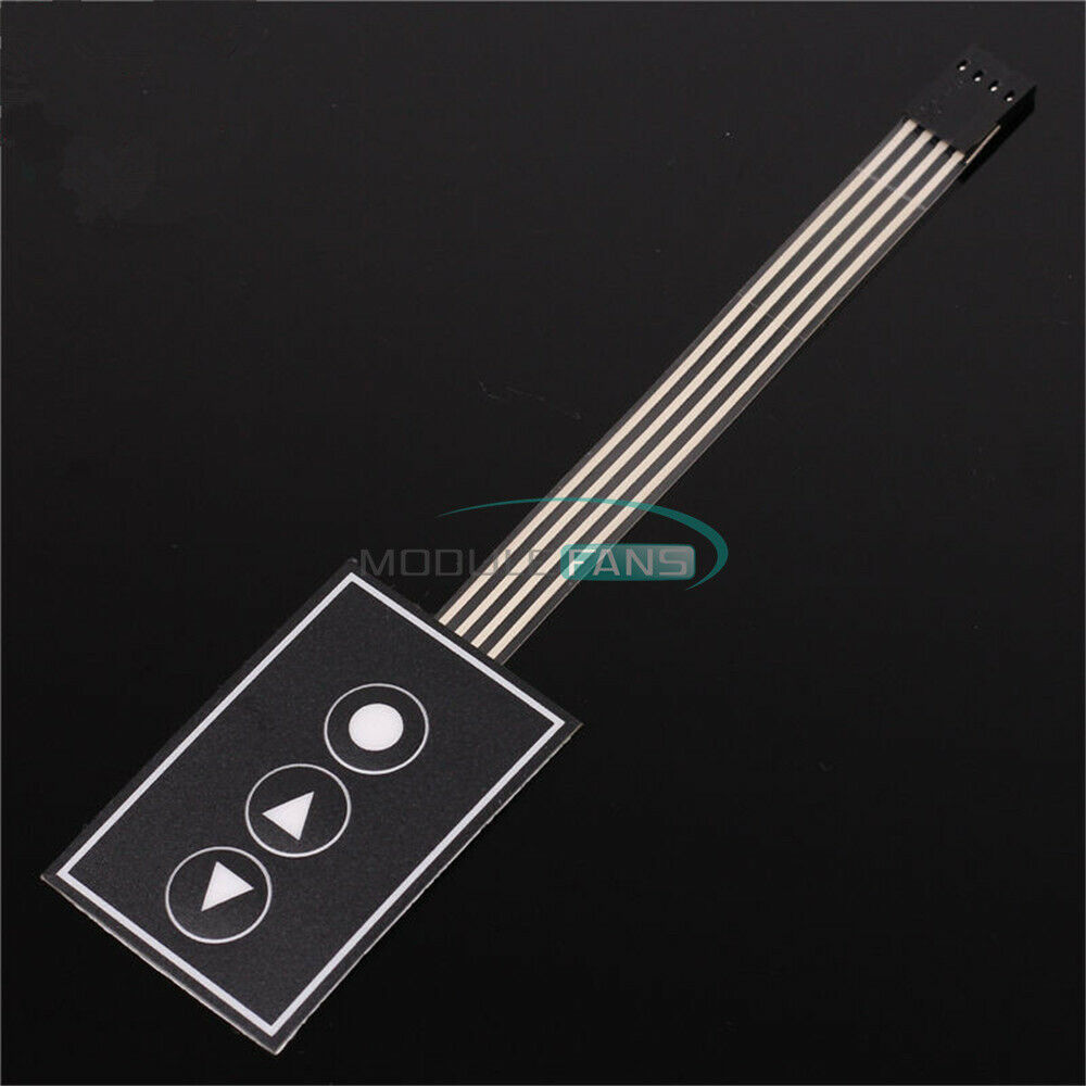 3Key 1x3 Matrix Array 3Key 1*3 Keys Membrane Switch Keypad Keyboard 36X55mm