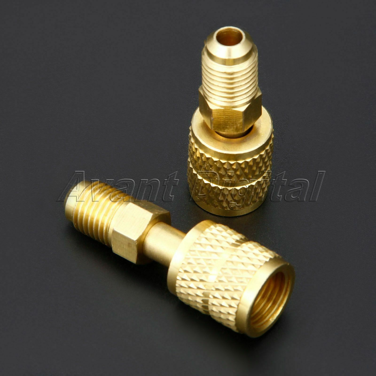 Straight R-410a Adapter for Split HVAC System 5/16" Female 1/4" Male Ductless