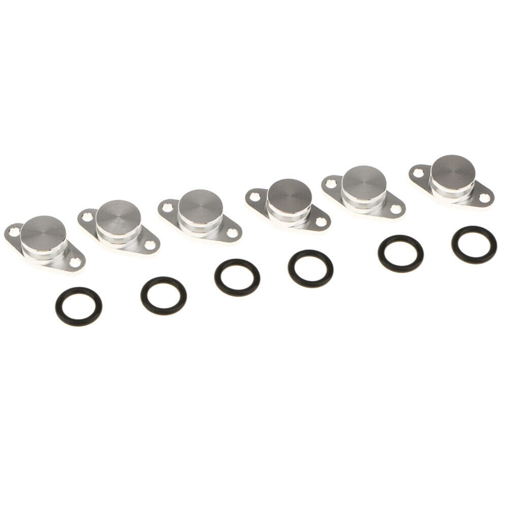 6 Pieces 22mm Swirl Flap Blanking Bungs Gasket for BMW E46 320 330 E60 520
