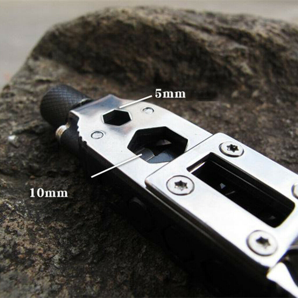 Compact Multitool Screwdriver Keychain Portable Repair Tool Survival Camping