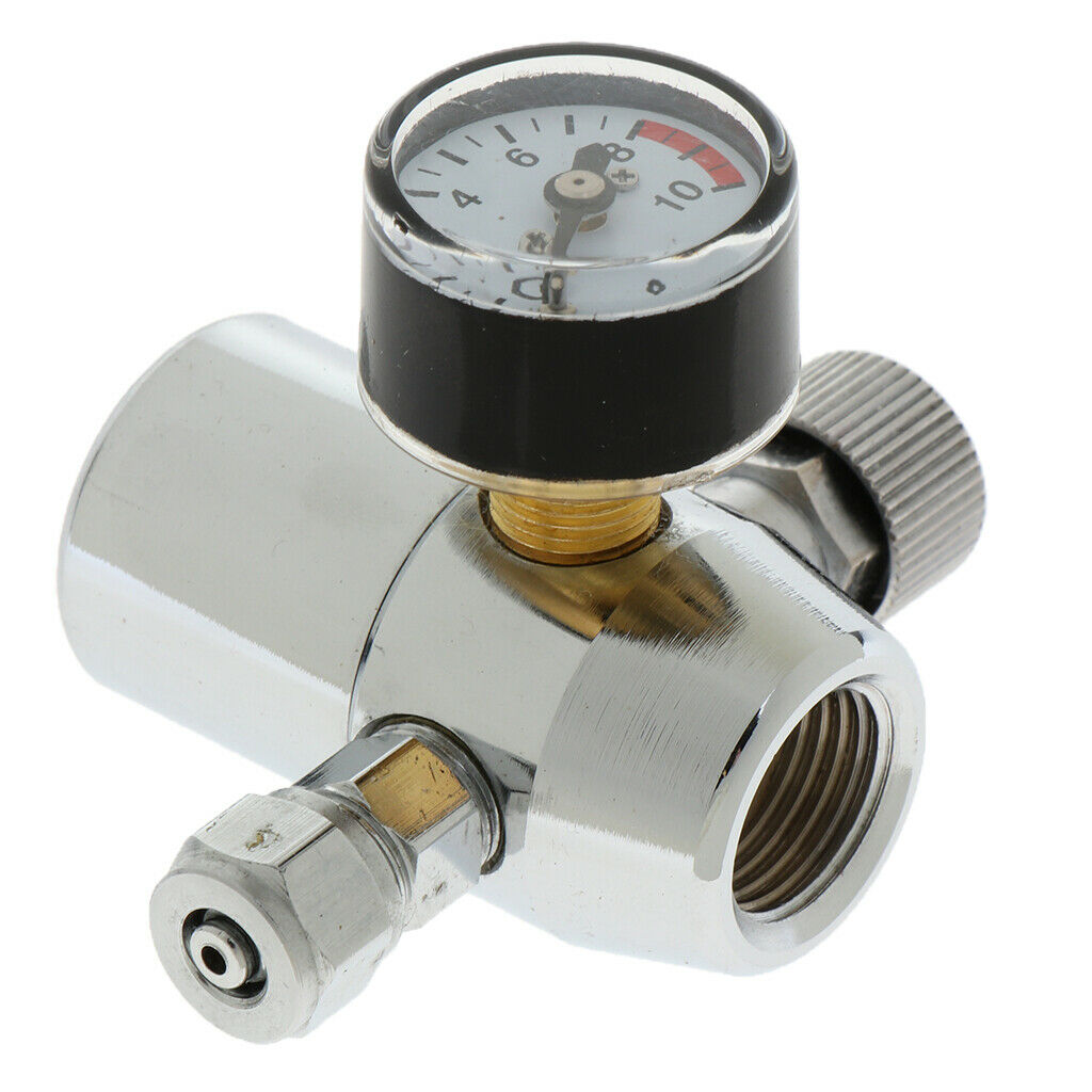 Aquarium Carbon Dioxide CO2 O2 Pressure Relief Valve Gauge A12-2