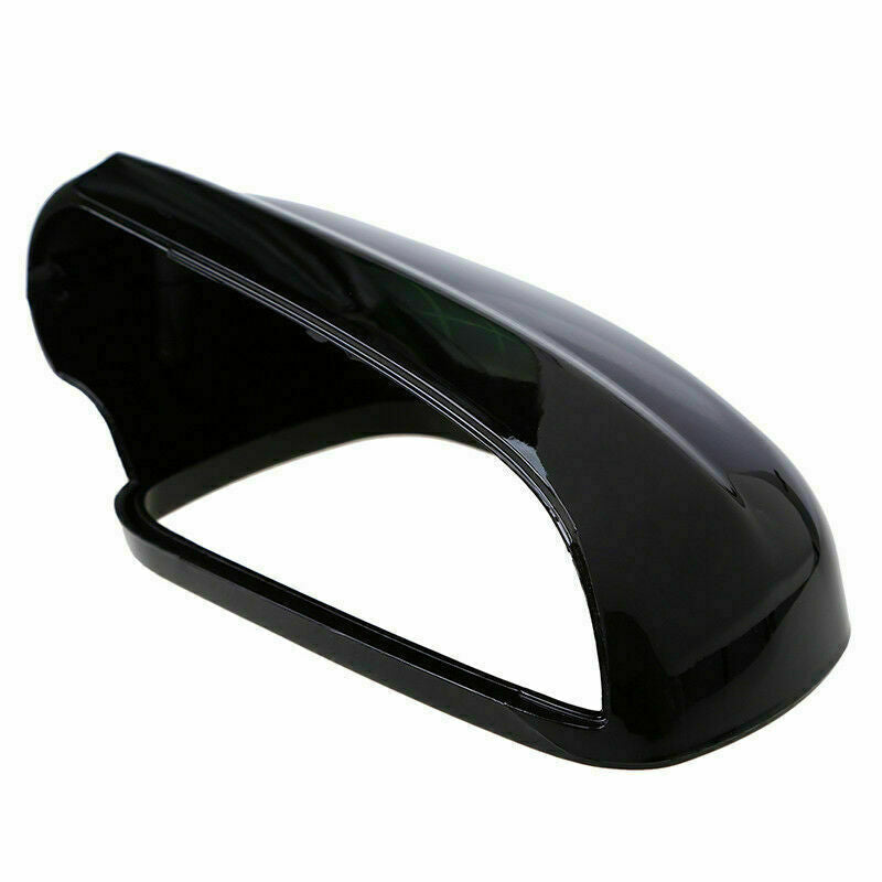 Left Door Side Gloss Black Mirror Cover Cap For VW Golf Jetta MK4 2000-2005