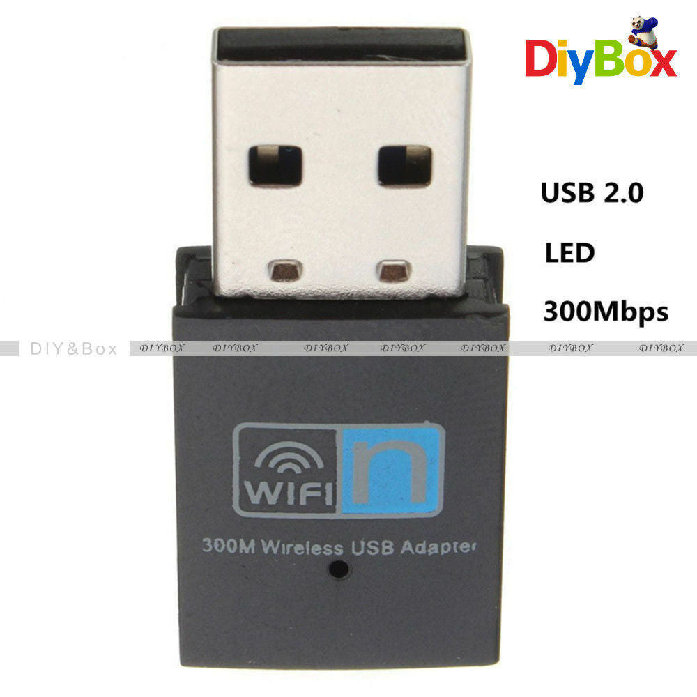 300Mbps Mini Wireless USB Wifi LAN Adapter Dongle Netzwerk 802.11b/g/n RTL8192