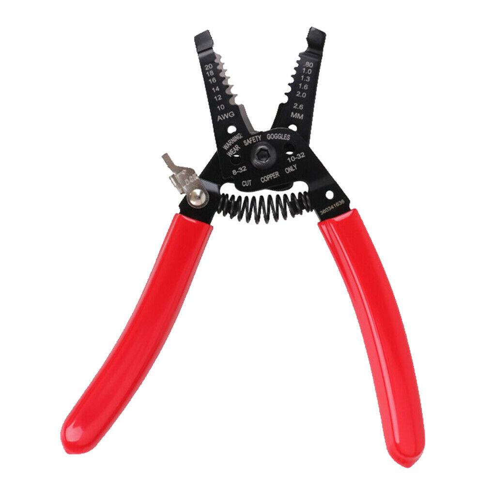 Steel Double Scale Multifunctional Stripping Plier Wire Cutter 0.8-2.6mm