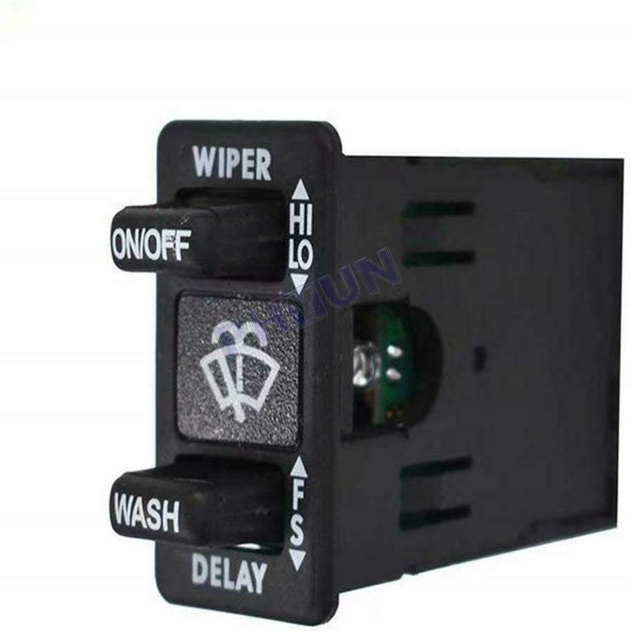 Car Wiper Control Switch IWPSFL001Fit For Freightliner Columbia Coronado Black
