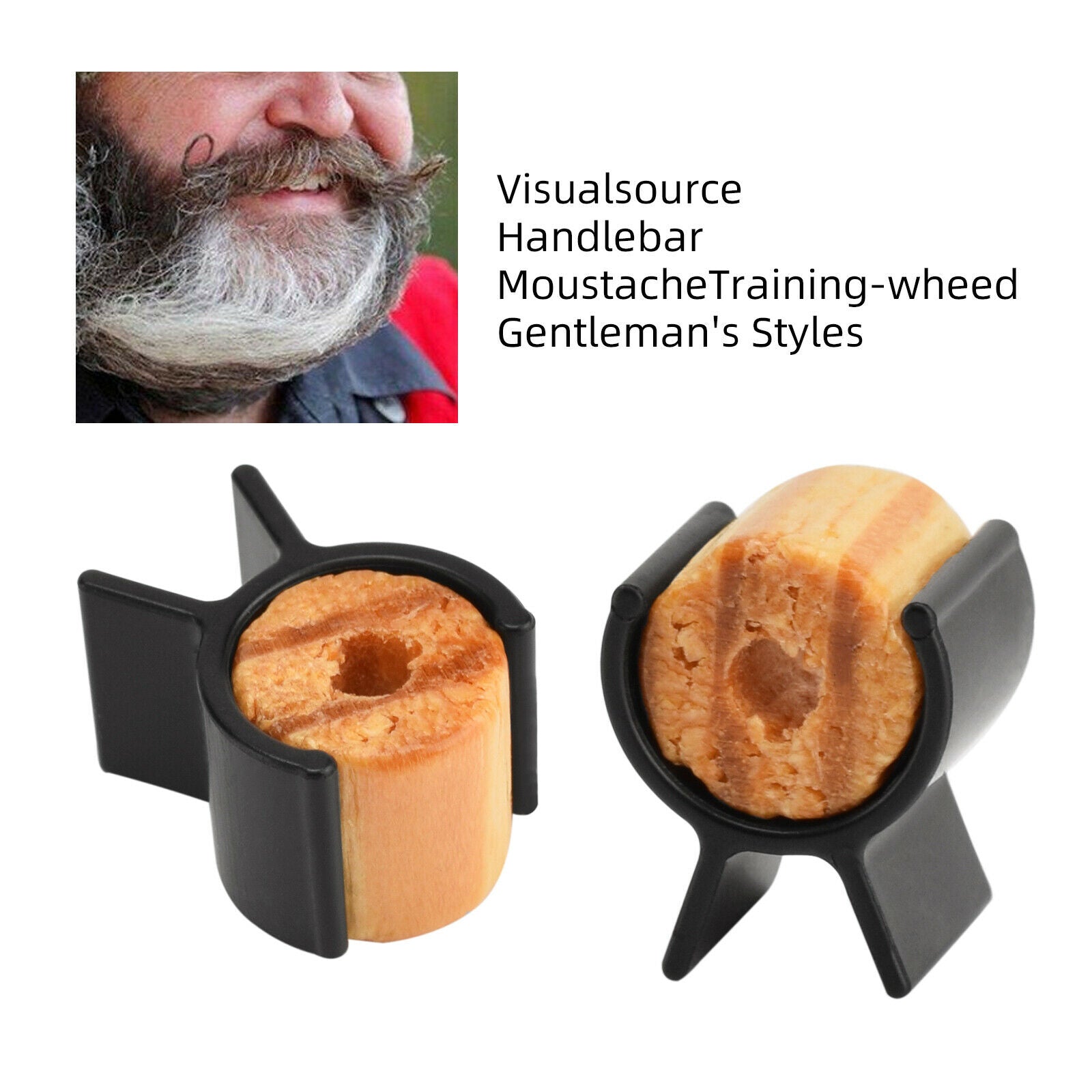 Salon Moustache Home Shaping Trimming Beard Styling Template Training Wheel